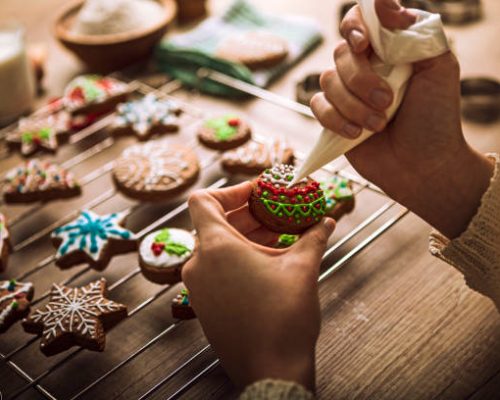 Christmas gingerbread cookies